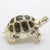 Vintage Italian Handmade Sterling Silver 925 Enameled Turtle Figurine from Saturno, 1980s For Sale - Image 3 of 12