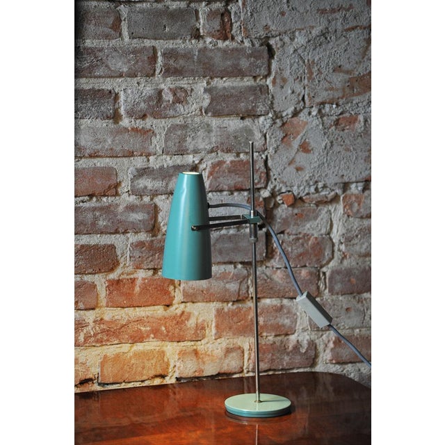 Mid-Century Modern Table Lamp by J. Hůrka for Napako, Czech, 1950s For Sale - Image 6 of 10
