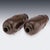 Metal Antique Japanese Meiji Inlaid Bronze Ovoid Vases by Miyabe, 19th Century, Set of 2 For Sale - Image 7 of 18