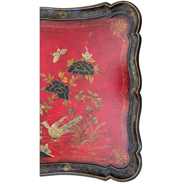 Chinoiserie Style Cocktail Table For Sale - Image 9 of 11