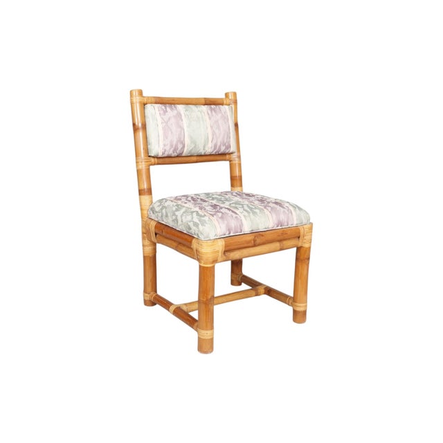 Mid-Century Modern Elephant Bamboo Dining Chairs, Set of 4 For Sale - Image 3 of 10