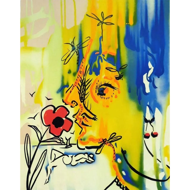1980s Salvador Dali Fleurs Surrealiste "Vanishing Face & Gala's Bouquet" Matching Edition For Sale - Image 11 of 12