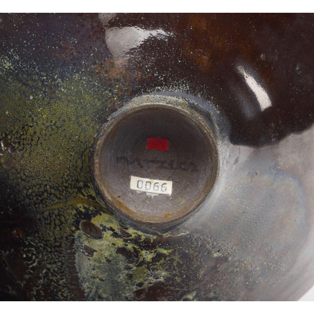 Otto and Gertrude Natzler Flaring Bowl 1967 For Sale In Chicago - Image 6 of 7