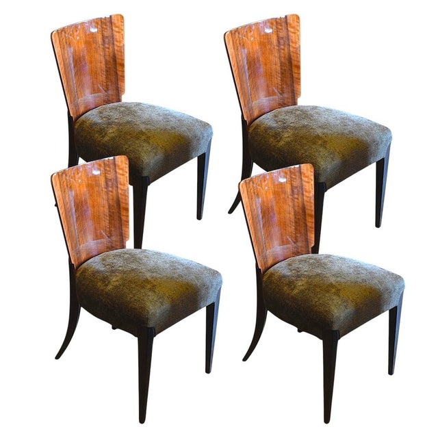 H-214 Chairs by Jindřich Halabala, Czechoslovakia, 1950s, Set of 4 For Sale - Image 9 of 9