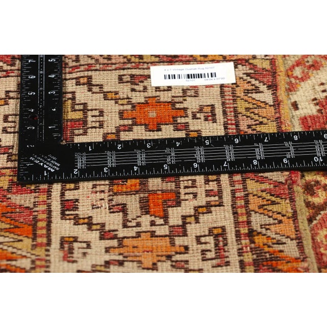 Vintage Turkish Oushak Rug - 04'04 X 07'00 For Sale In Dallas - Image 6 of 9
