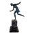 Pierre Le Faguays 1930's French Art Deco Bronze of a Young Girl With a Ball For Sale