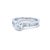 A timeless diamond ring crafted in 18ct white gold, featuring a round brilliant cut diamond in a classic six-claw setting...