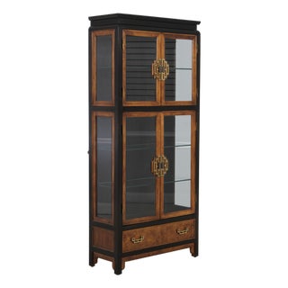 Century Chin Hua Chinoiserie Curio Cabinet For Sale