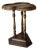 Mid 20th-Century Cricket-Style Trefoil Top Pedestal Base Accent Table For Sale