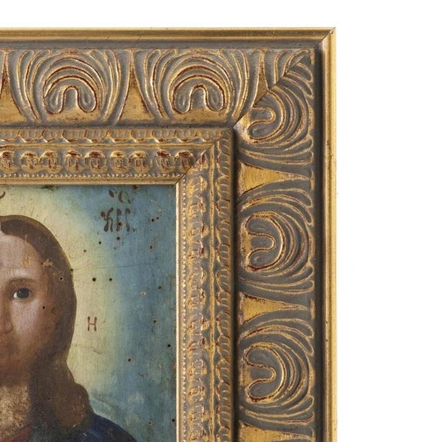 Christ the Savior of the World, 19th Century, Oil Painting For Sale - Image 4 of 6
