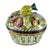 French 1980s Limoges France Peint Main Fruit Basket Trinket Box . Hand Painted . Pineapple Finial . Signed Cs For Sale - Image 3 of 13