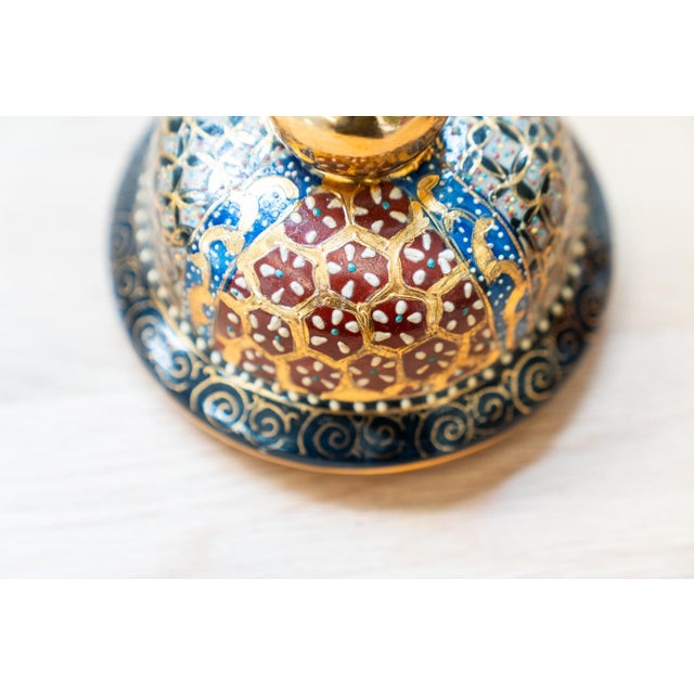 Chinese Hand-Painted Vase, 1960s For Sale - Image 10 of 14