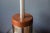 Vintage Stainless Steel and Teak Accent Table Lamp For Sale In Monterey, CA - Image 6 of 13