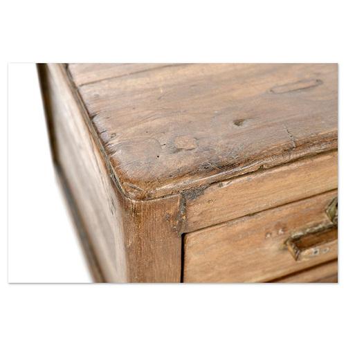 Teak Storage Unit with 3 Drawers For Sale - Image 4 of 6