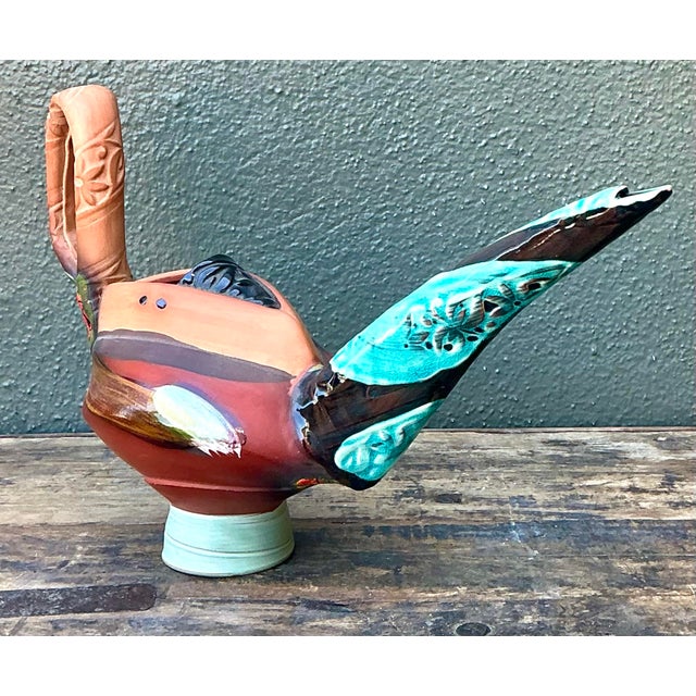 Vintage Original Studio Pottery Vase For Sale - Image 10 of 12