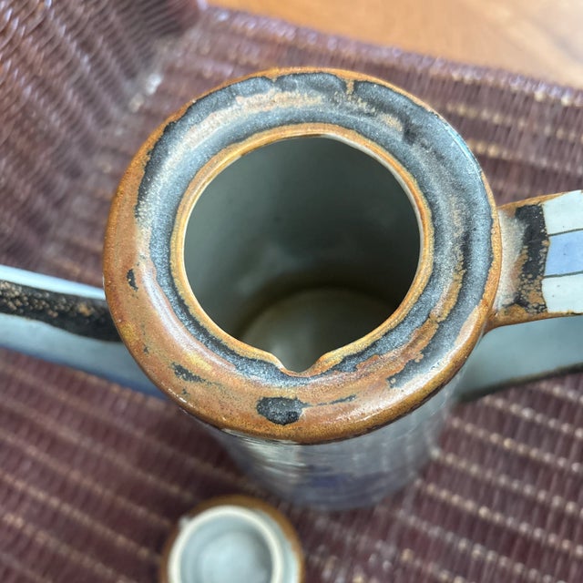 Mexican Ken Edwards Tonala Coffee Pot For Sale - Image 3 of 6