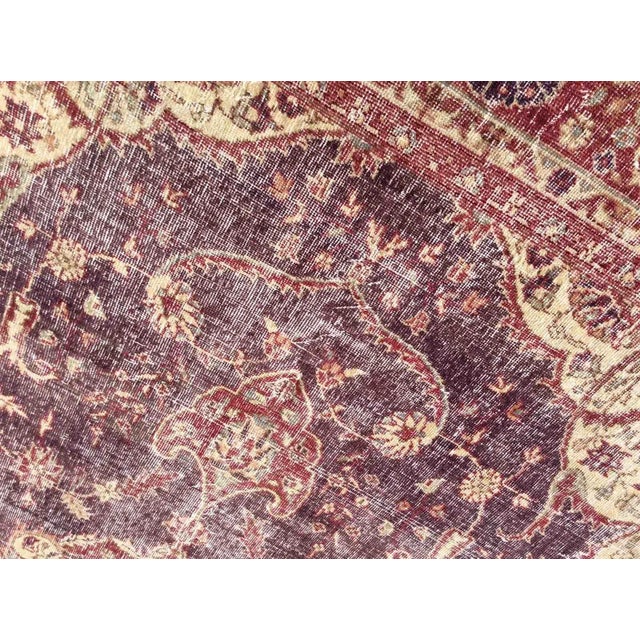 1950s Famous Vintage Oversize OUshak Rug - 95" X 142" For Sale - Image 5 of 13