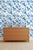 Blue Chirp Society Floral Grasscloth Wallpaper by House Party | French Blue | 6 Yards For Sale - Image 8 of 9