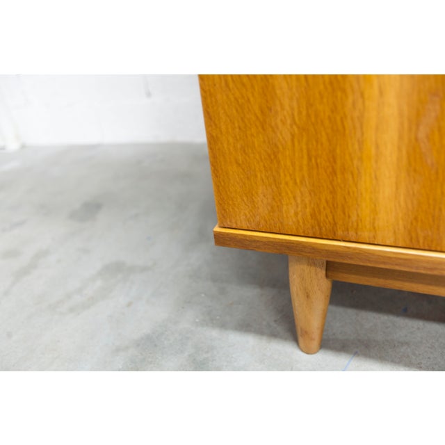 Scandinavian Three-Door Wardrobe in Blond Teak, 1960s For Sale - Image 12 of 18