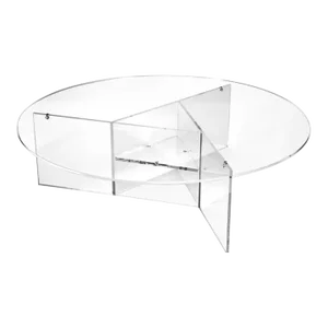 Transparent Round Coffee Table