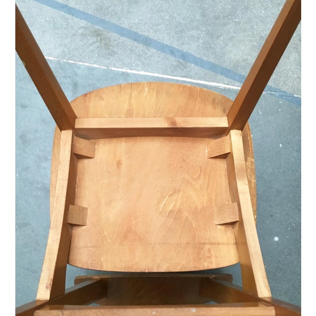 Brown Mid-Century Plywood Side Chair For Sale - Image 8 of 18