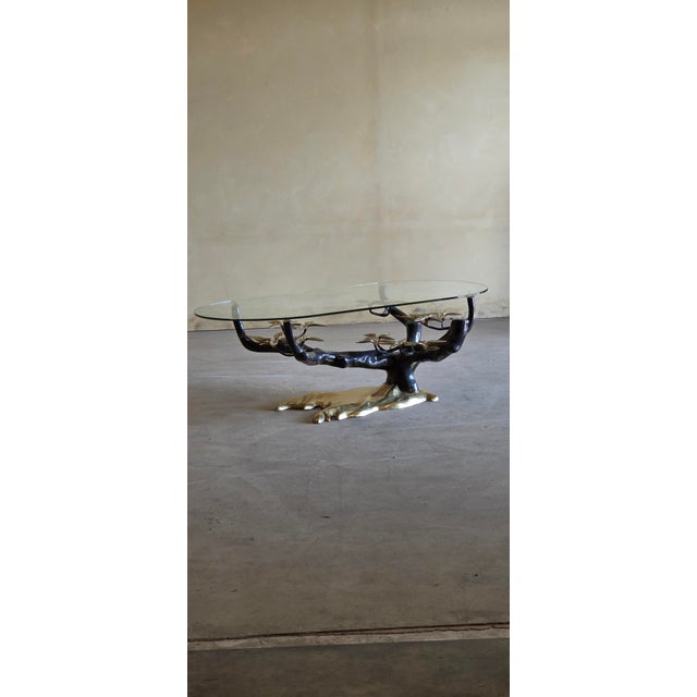 Table in absolute great condition. No scratches, brass very nice! Glass table top in excellent condition. Height 43cm...