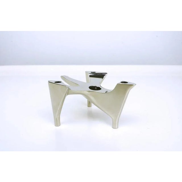 Metal German Bird Flight Candleholders from Hammonia Motard, 1970s, Set of 6 For Sale - Image 7 of 9