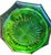 Fostoria Coin Glass lidded candy dish in Emerald Green, Pattern #1372, circa 1960s. Made by Fostoria Glass Company from...