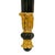 Ebony 1960 Italian Hollywood Regency Torch & Arrow 3-Arm Giltwood Wall Sconce For Sale - Image 8 of 10