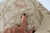 Cream Queen Anne-Style Upholstered Footstool For Sale - Image 8 of 12