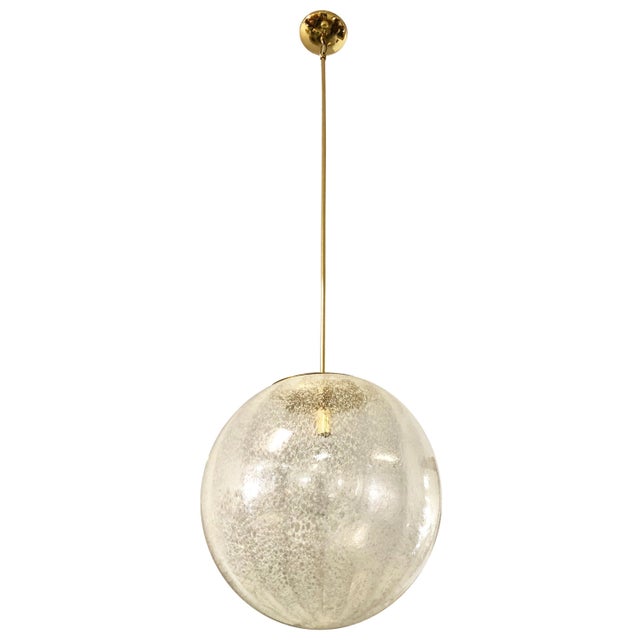 La Murina Large Murano Glass Orb Sphere Chandelier, 1960s ...