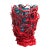 Special Clear Aqua and Coral Red Spaghetti Vase by Gaetano Pesce for Fish Design For Sale