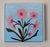 2020s Modern Abstract Floral Folk Art Acrylic Painting on Canvas, Signed, Framed, Dated For Sale - Image 5 of 5
