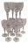 Godiva Cordials Etched Crystal Glasses - Set of 12 For Sale