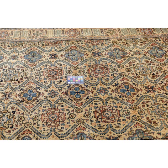 Fine Antique Persian Sarouk Rug 6'2'' X 8'7'' For Sale - Image 10 of 12
