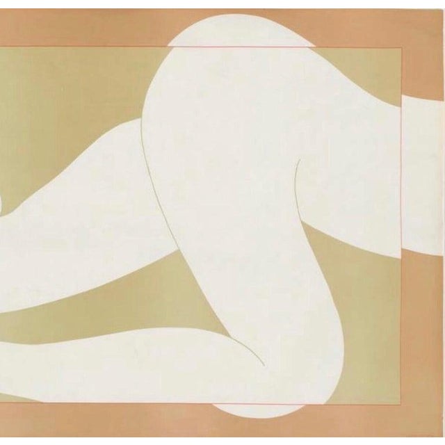 Mid-Century Modern Art Sale 60s Vintage Pop Art Abstract Milton Glaser Big Nudes Exhibition Poster School Visual Arts New York City For Sale - Image 3 of 8