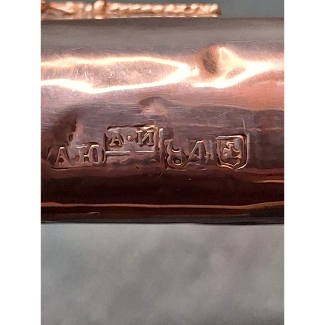Rare Antique 19th C. 84 Silver Torah Pointer Yad With Besamim Spice Holder Moscow For Sale - Image 17 of 18