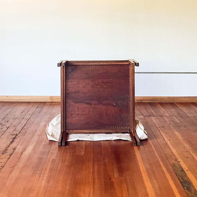 Brown 1960s Handmade Bubinga, Walnut, and Mahogany Coffee Table For Sale - Image 8 of 9