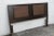 Wood Mid Century Modern Full Queen Size Headboard For Sale - Image 7 of 11