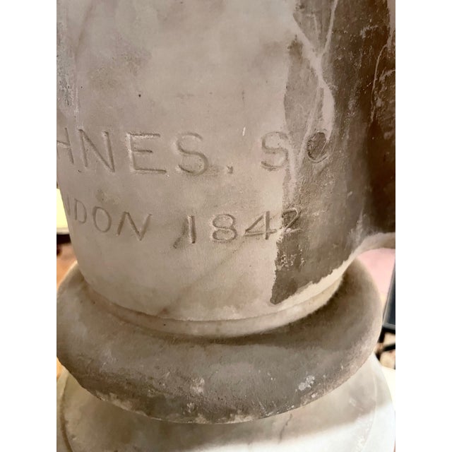 19th Century English Marble Bust For Sale - Image 4 of 11