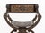 Traditional Renaissance Revival Walnut Savonarola Chair For Sale - Image 3 of 10