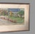 American Vintage Countryside Landscape Framed Pastel Watercolor Painting W Cows For Sale - Image 3 of 6