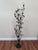 Traditional Vintage Wrought Iron Botanical Floor Candelabra For Sale - Image 3 of 18