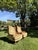 1990s Pair of Louis XV-Style Pheasant & Botanical Upholstered Fauteuil Armchairs For Sale - Image 5 of 18