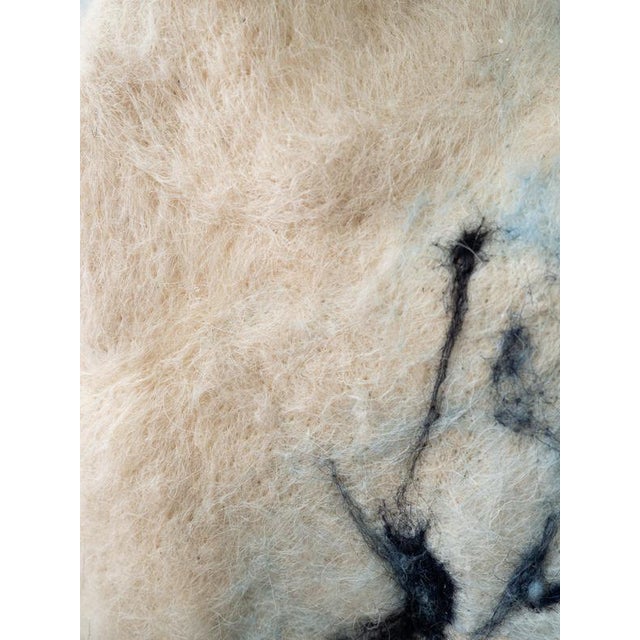 The Stacking of the Graces Sculpture in Felted Wool and Metal by Tina Tictone For Sale - Image 6 of 9