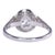 Contemporary 1900-1909 1.33 Carat Center Diamond Platinum Engagement Ring, Size 7.25 For Sale - Image 3 of 7