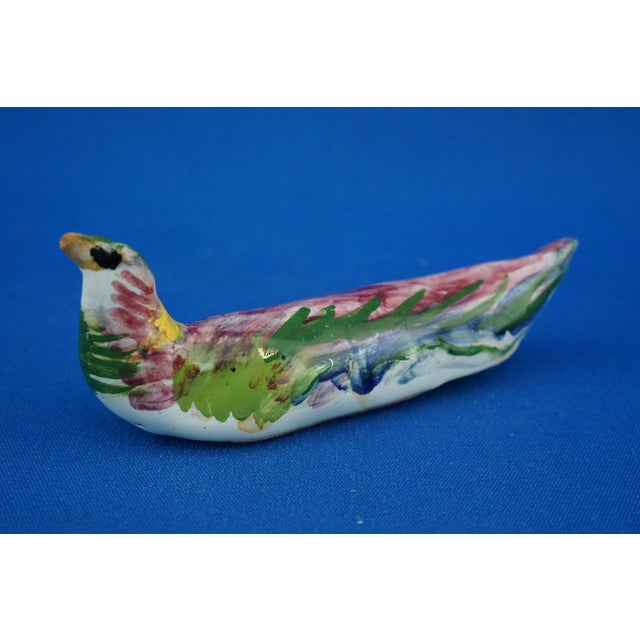 20th Century Ceramic Animal and Bird Sculptures in the style of Vietri Studeman from Icaro, Rhodes, Greece, Set of 3 For Sale - Image 16 of 18