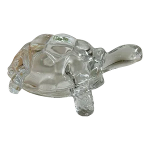 Vintage Crystal Cut Turtle