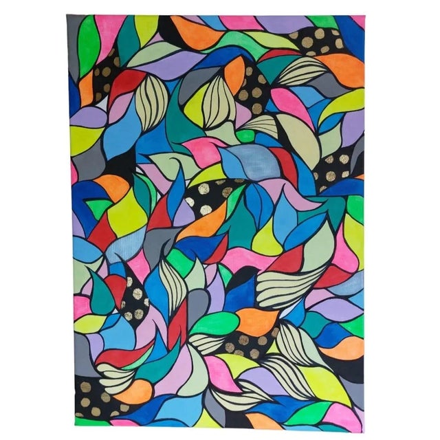 Early 21st Century Priscilla Bilijam, Sills Resumé, 2024, Acrylic on Canvas For Sale - Image 5 of 9