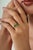 This cluster ring features 1 carat of marquise-cut emeralds set in 14K yellow gold. The emerald measuring 3 x 5.5 mm,...